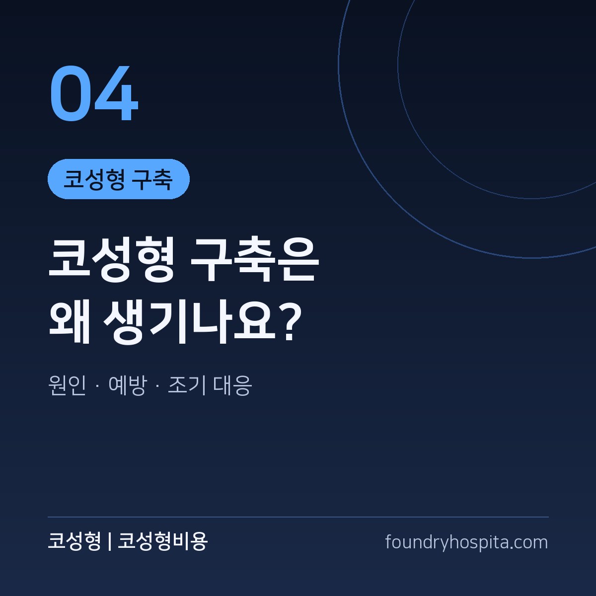 코성형 의사결정 프레임: 방법·재료·회복 전략